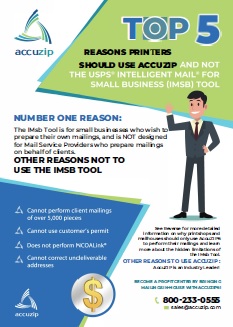 Top 5 Reasons To Use AccuZIP6