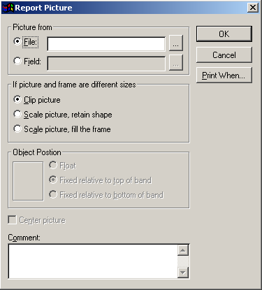 Report Picture Window