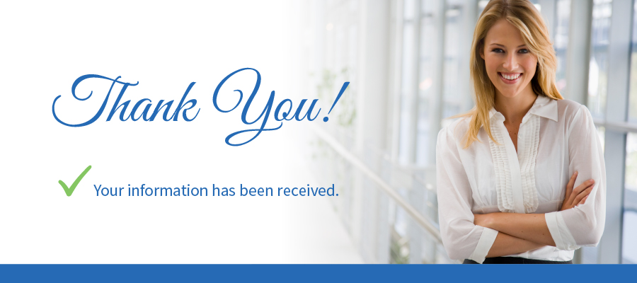Thank you - your information has been received.