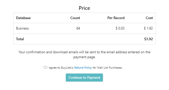 Buylists.com Order and Download quickly