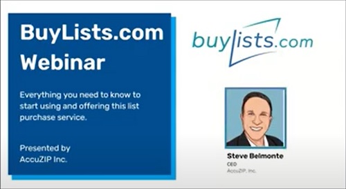 BuyLists.com Webinar