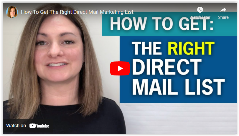 How to get the right direct mail list