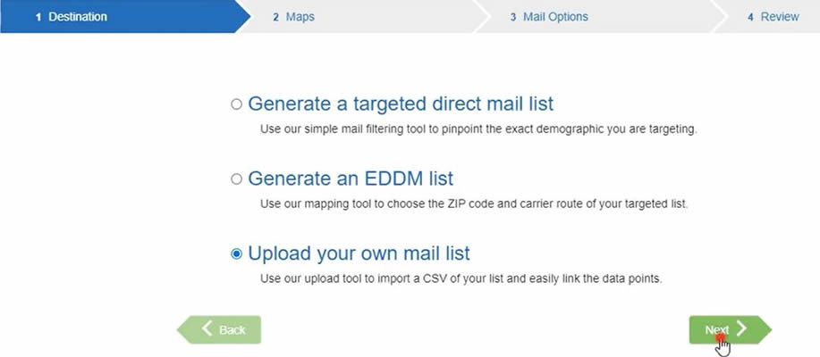 Select Products > Mailing Software > Variable Maps