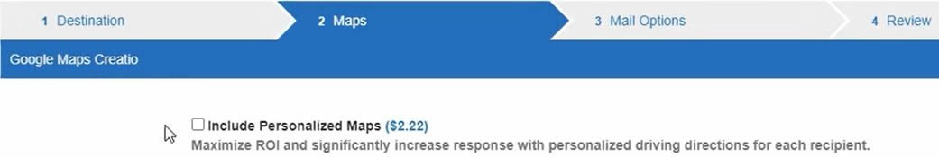 Select Products > Mailing Software > Variable Maps