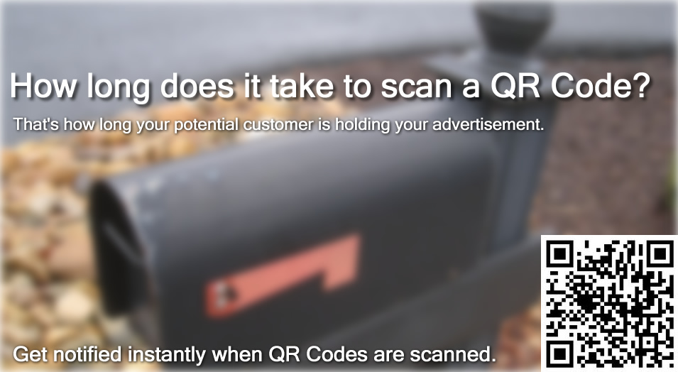 QR Code scan information sent to you instantly