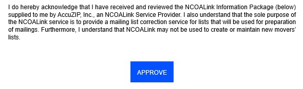 Click on the Approve button to approve and update the PAF