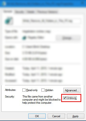 Unblock AccuZIP Installer