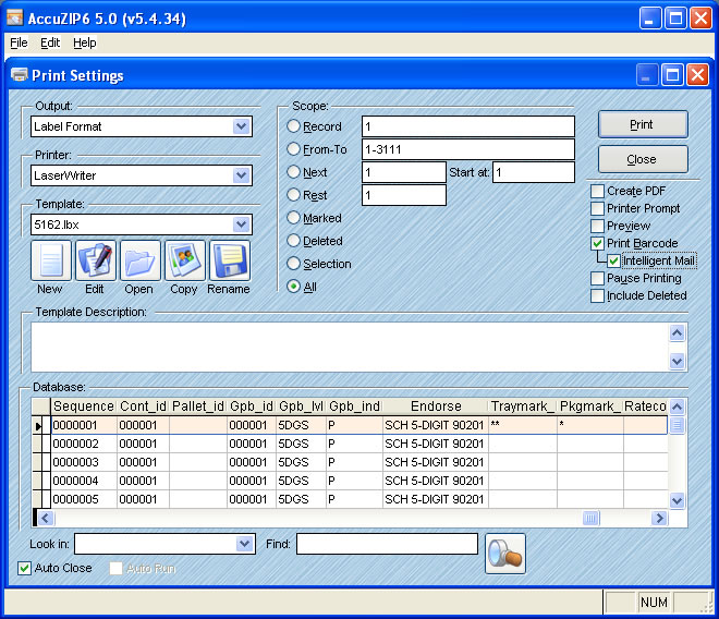 Print Settings