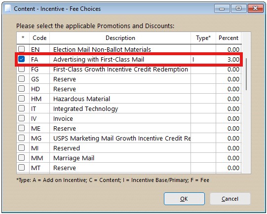 You can enter a percentage, and this will apply to the hard-copy documentation
