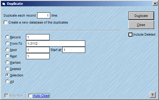 Duplicate Window