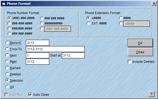 Parse Phone Window Parse Phone Window