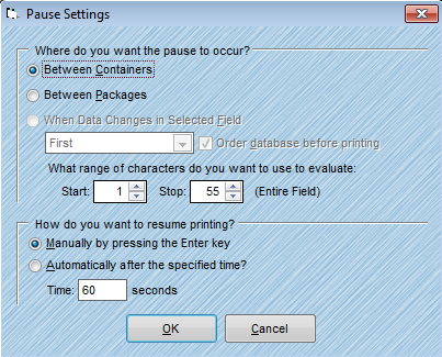 Pause Printing